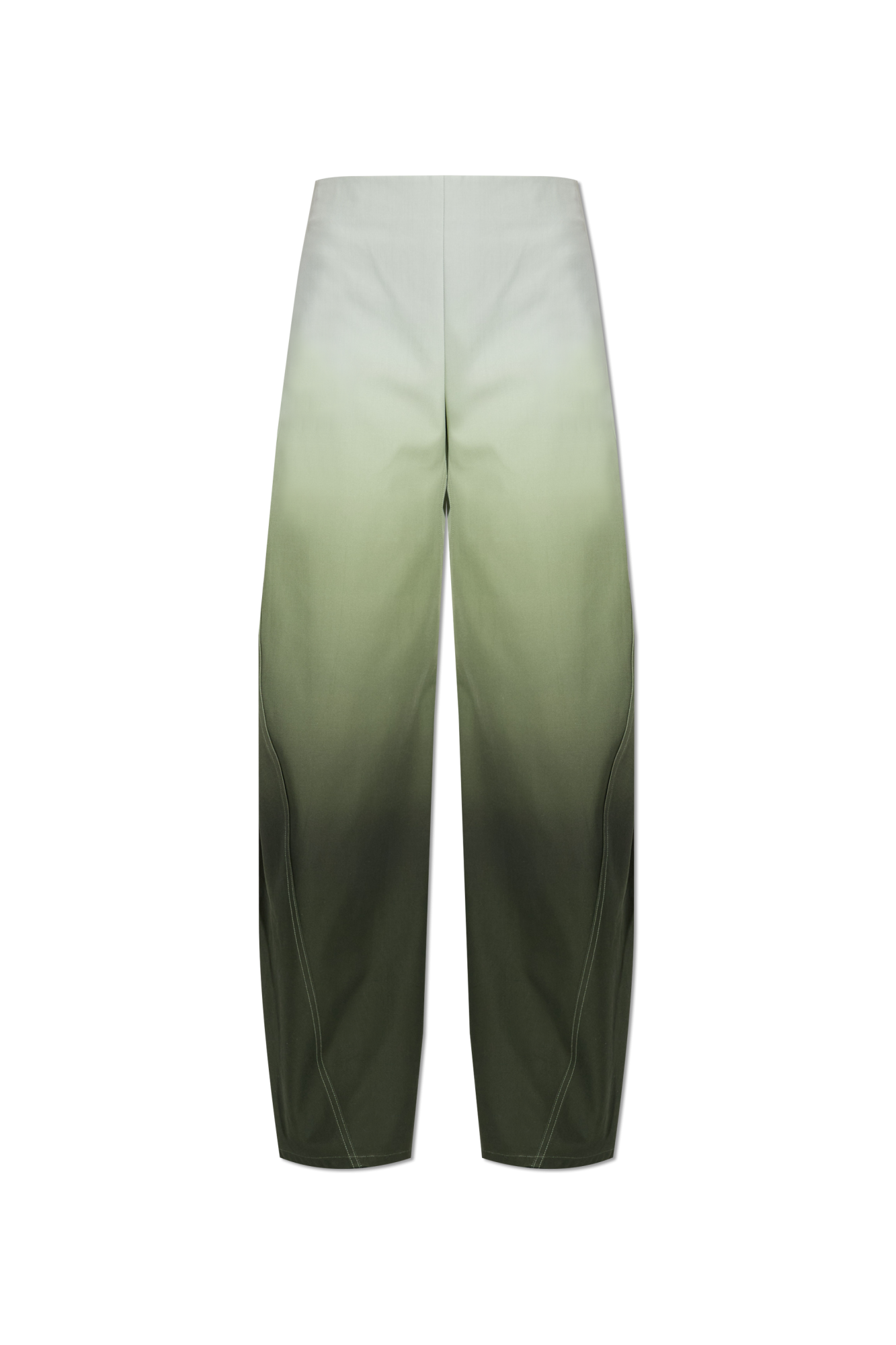 Green Wide-leg trousers Alaïa - Vitkac Italy